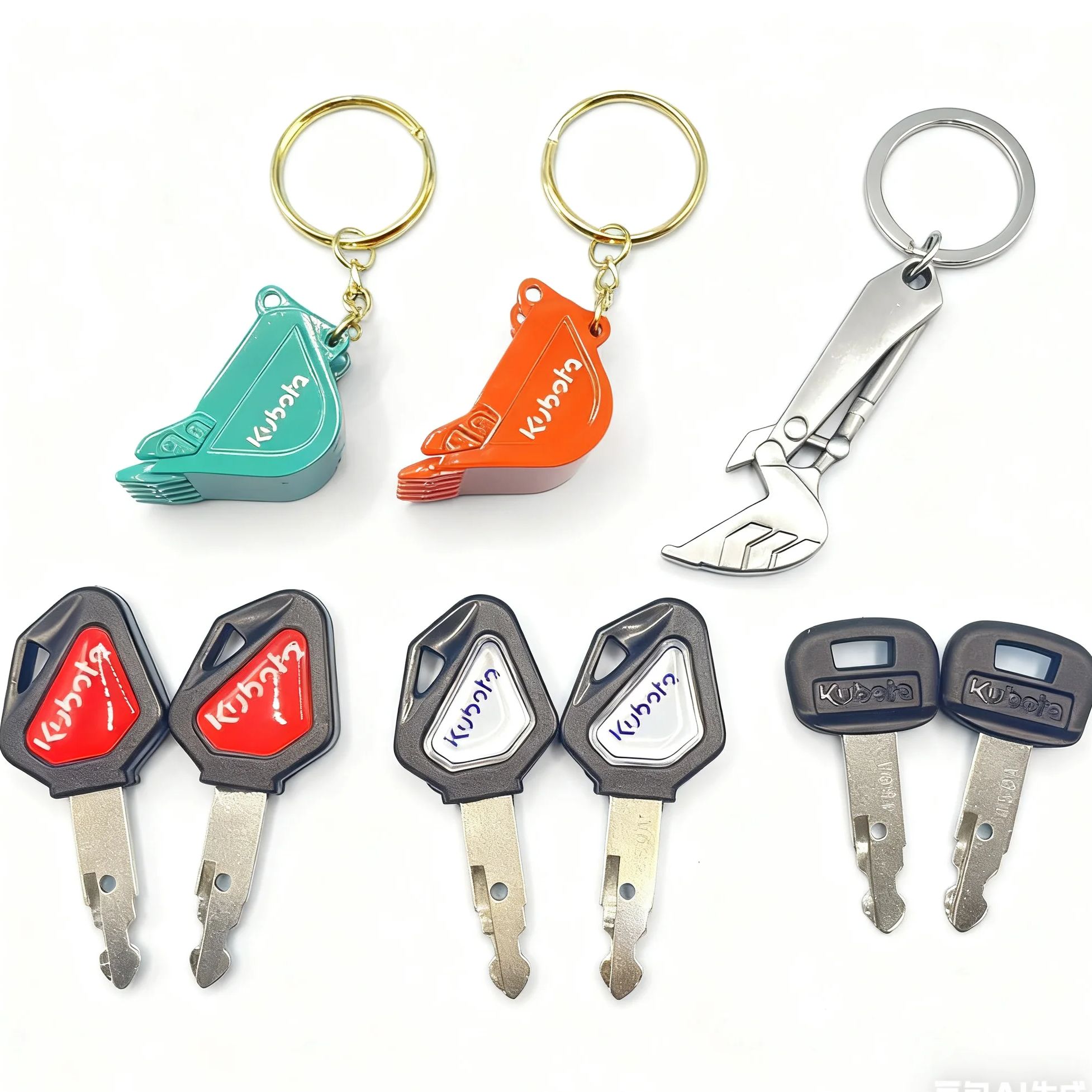 Heavy Equipment Keychain - 2 pezzi chiave di accensione per
