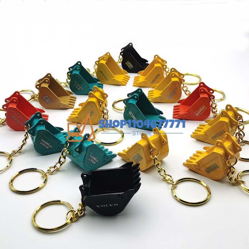 Heavy Equipment Keychain - Con benna portachiavi per Kobelco Yanmar