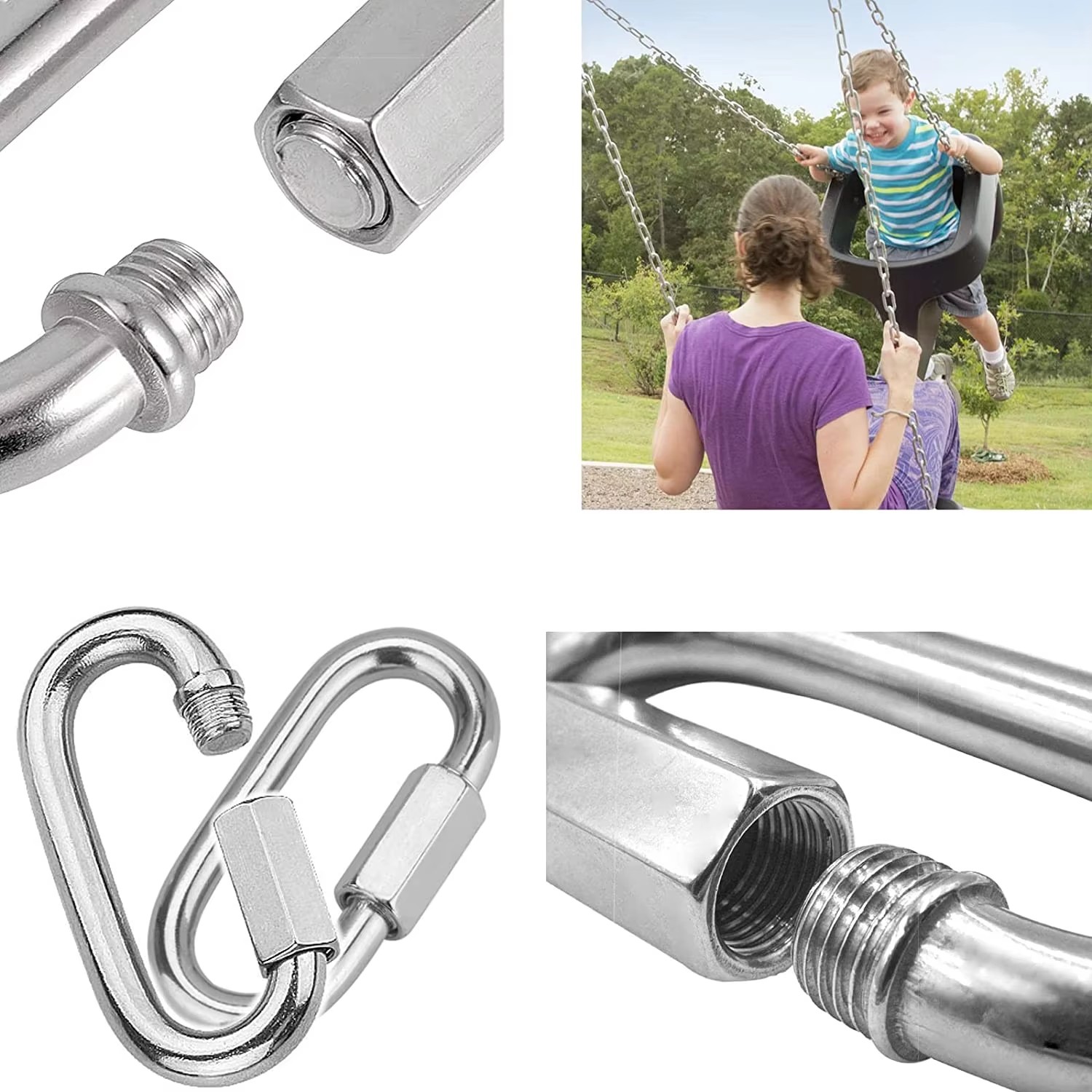 Heavy Equipment Keychain - 1 pz. Anello a Sgancio Rapido