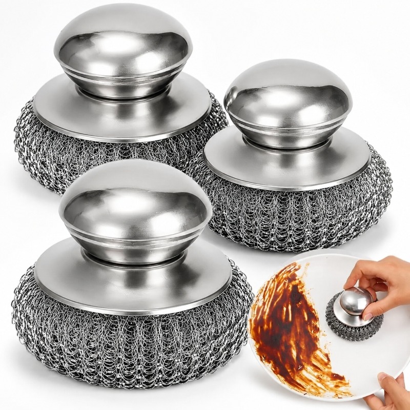 Heavy Equipment Scraper - Spazzola per pentole in acciaio inox