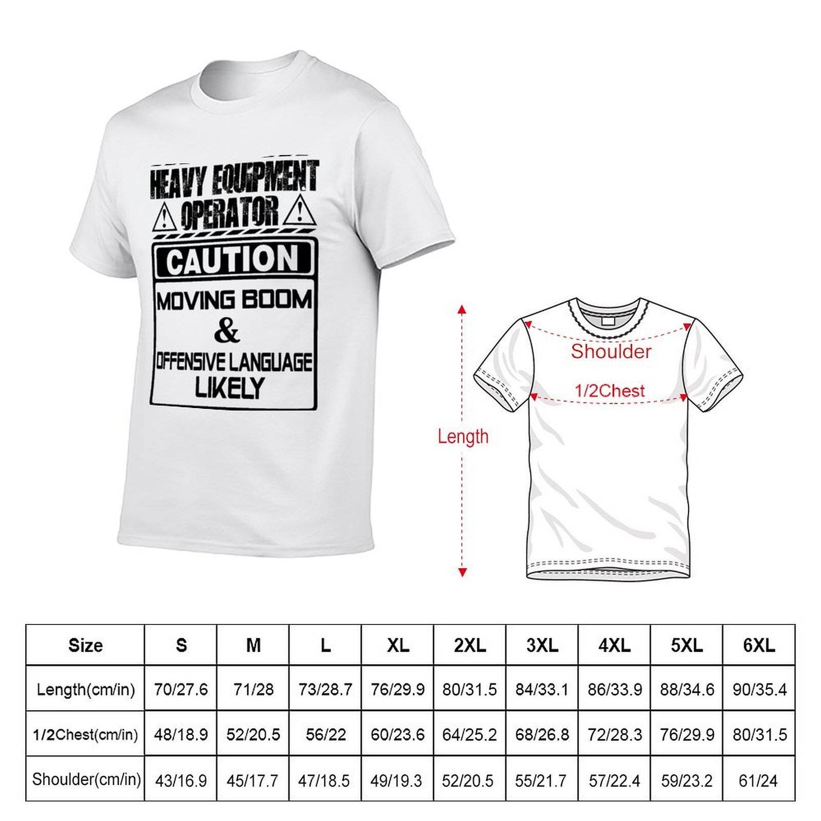 T-shirt con stampa vettoriale  - Heavy Equipment Vector recensione e prezzo